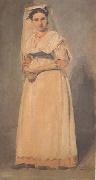 L'Italienne d'Albano en grand costume (mk11)  Jean Baptiste Camille  Corot